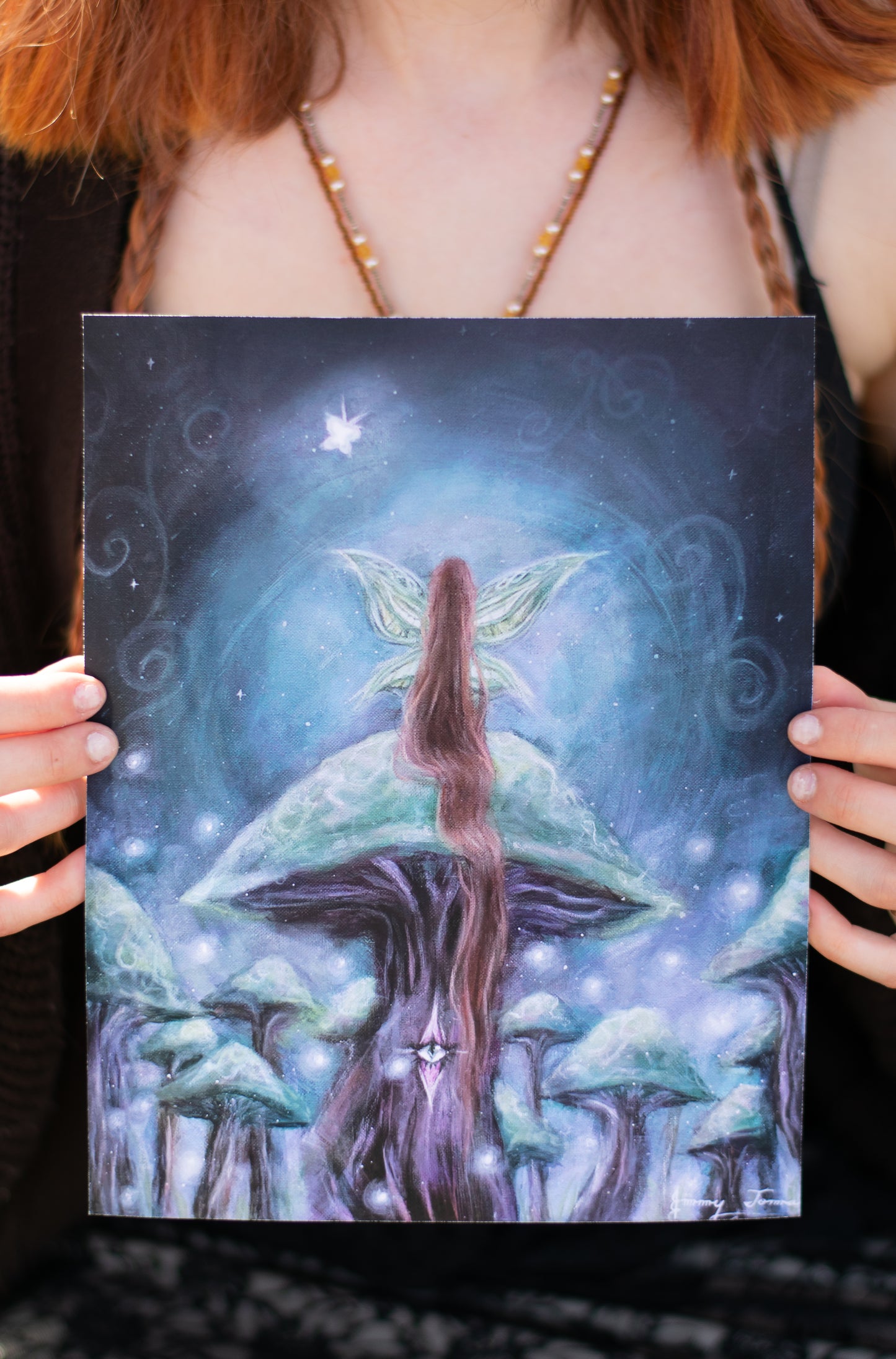Toadstool Guardian Print