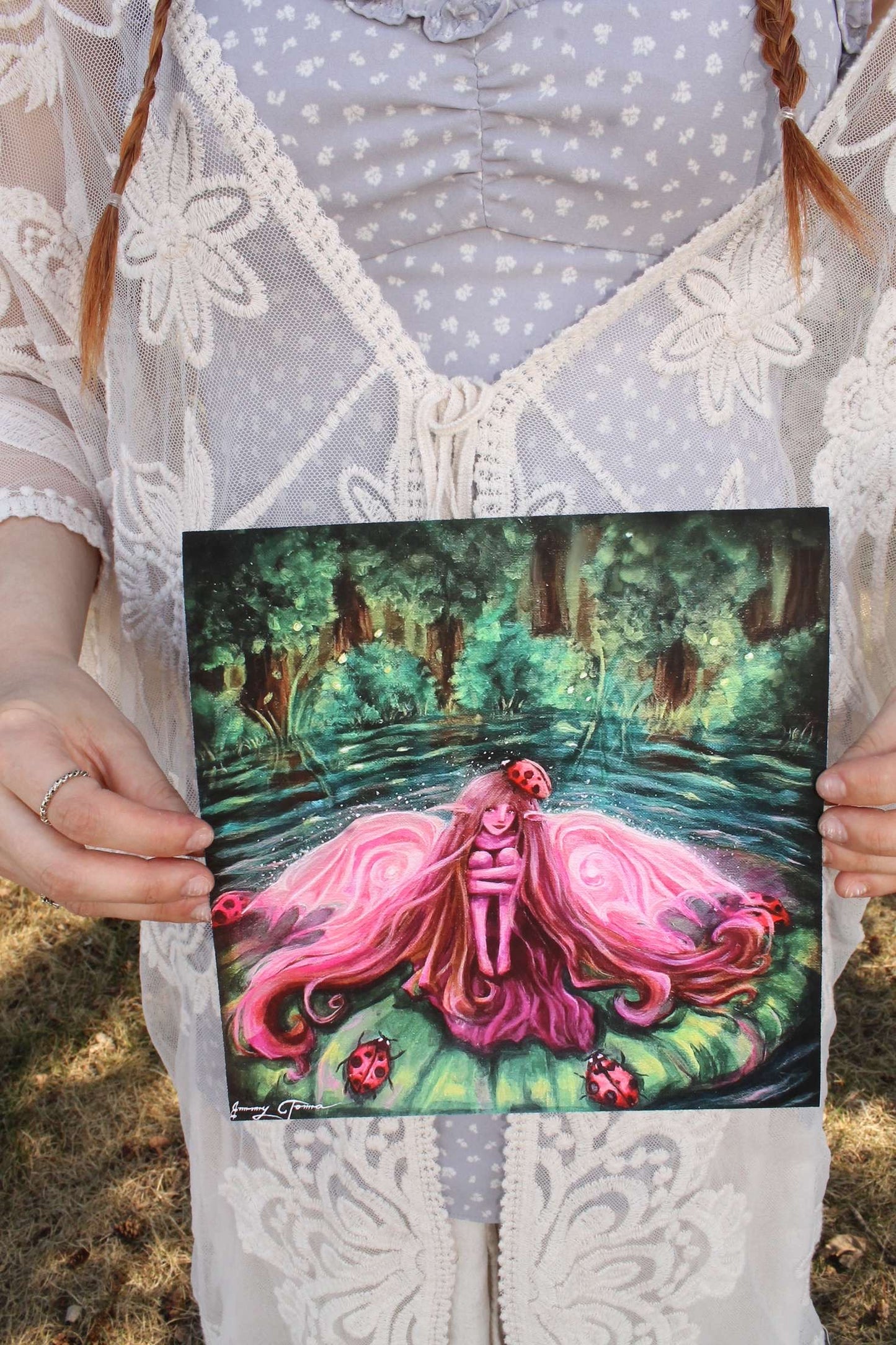 She Who Speaks Ladybug Print